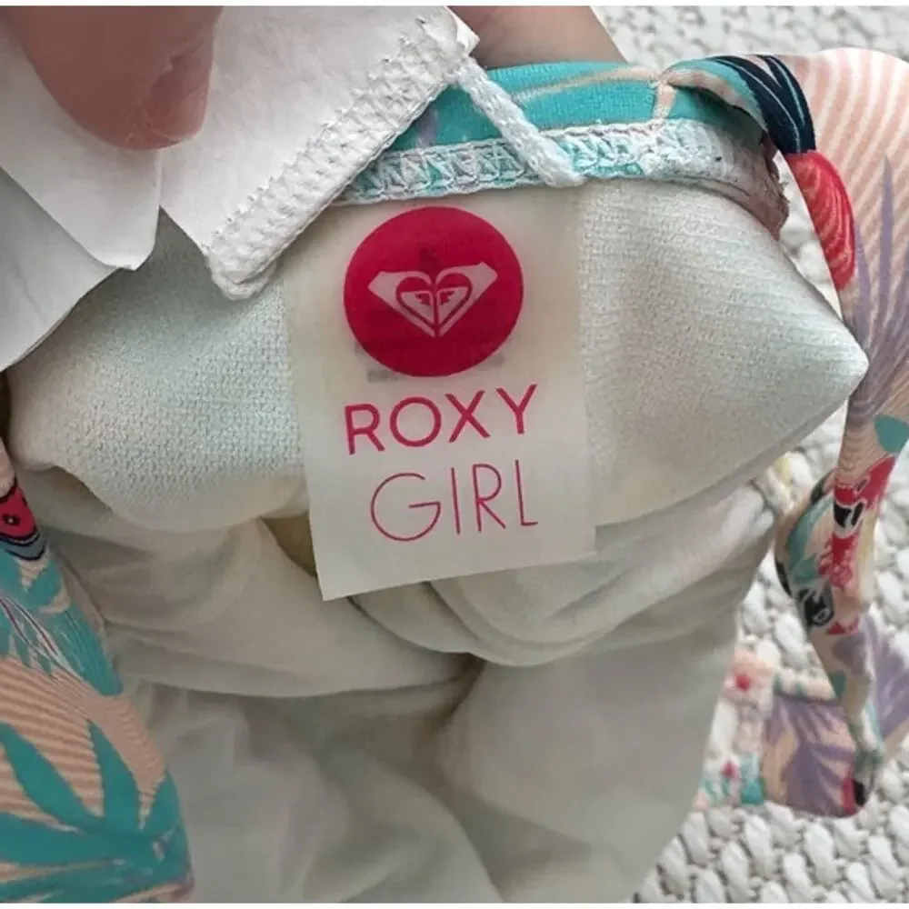 Girls Roxy Tropical One Piece Swimsuit Size 5